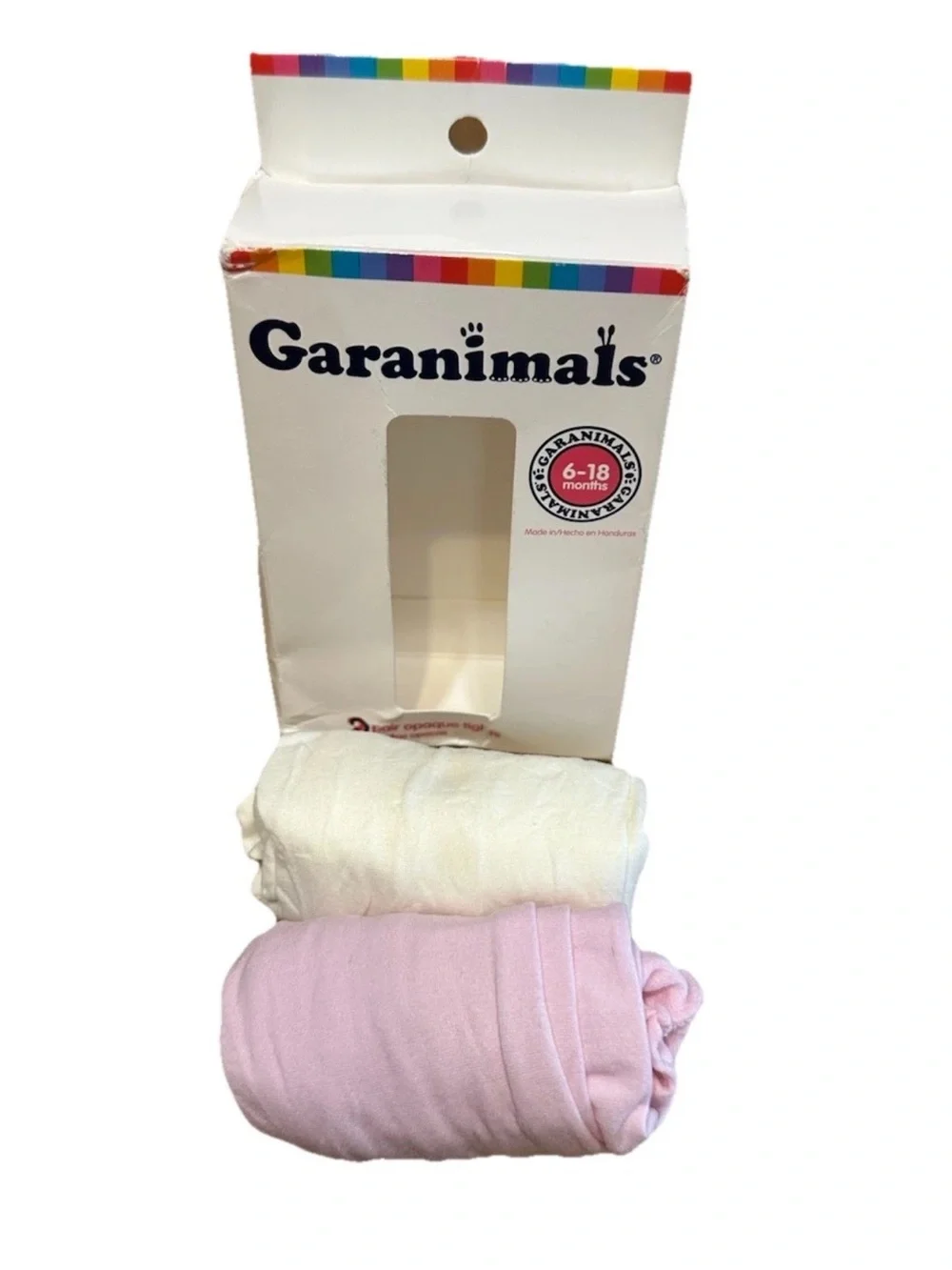 Garanimals Circo Baby Girls Opaque Tights 0-9M 6-18M Pink White Lot 5 Pair